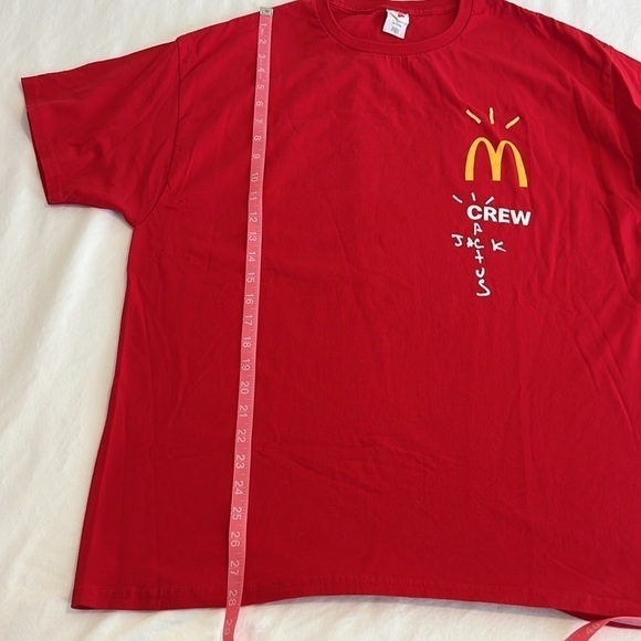 Travis Scott Cactus Jack Authentic Original McDonald’s Crew Shirt Size XL - Picture 6 of 7